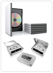 CD, DVD, Blu-Ray & USB Key Packaging